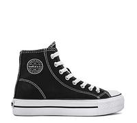 Soul Cal Women Top Platform Trainers Black/White 6.5 (39.5)