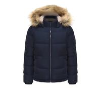 Soul Cal Womens 2 Zip Bubble Jacket Long Sleeve Navy 14