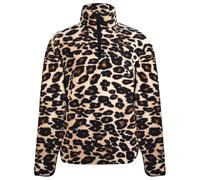 Soul Cal Womens Borg Fleece Long Sleeve Top Leopard Print 16