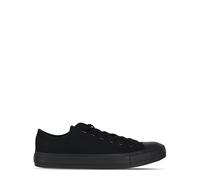 Soul Cal Womens Canvas Low Shoes Black/Black 6.5 (39.5)