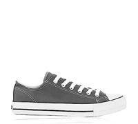 Soul Cal Womens Canvas Low Shoes Charcoal 5 (38)