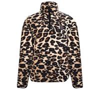 Soul Cal Womens Teddy Borg Quarter Zip Leopard 14