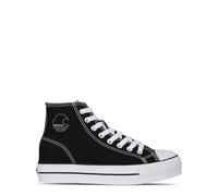Soul Cal Womens Top Platform Trainers Black/White 6