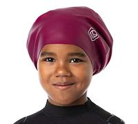 SOUL CAP - Kids Swim Cap - Large Swimming Cap for Children with Long Hair, Braids, Dreadlocks, Weaves, Extensions, Curls & Afros - Silicone
