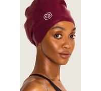 SOUL CAP Large Swim Cap for Long Hair - XL - Burgundy