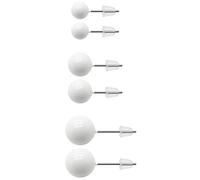 Soul-Cats® 1 Set Studs balls white black red pearl earrings Rockabilly 60s 70s