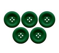Soul-Cats® Button Set Colorful of Plastic, Size: 30 mm; Color: Dark Green