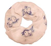 Soul-Cats® Children Loop Scarf Unicorn Cotton Viscose Pink Sparkle