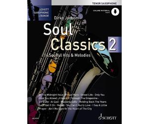 Soul Classics 2 tenor saxophone (easy - intermediate) with appended piano part w