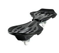 Soul Curl Unisex's Wave ABS Caster Board, Black, 34 Inch