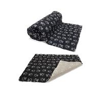 Soul Destiny Charcoal Grey Paws High-Grade Vet Bedding NON-SLIP 30mm 1200gsm Sample Only.