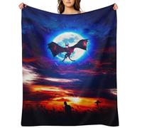 SOUL FLEX Custom Halloween Blanket, Personalized Flannel Blanket Halloween Throw Blanket for Sofa Couch Room Bed, for Men Women Daughter Son Kids