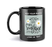 SOUL FLEX Custom Mug - Personalised Coffee Mug with Image, Logo, or Text | Custom Photo Cup | Customised 11 Oz Ceramic Tea Cup Taza Personalizadas Custom Gifts for Men & Women