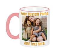 SOUL FLEX Custom Mug - Personalised Coffee Mug with Image, Logo, or Text | Custom Photo Cup | Customised 11 Oz Ceramic Tea Cup Taza Personalizadas Custom Gifts for Men & Women