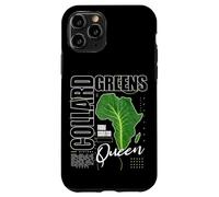 Soul Food Heritage Collard Greens Queen Africa Leaf Case for iPhone 11 Pro