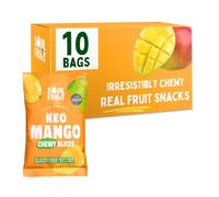 Soul Fruit - Dried Mango - No Added Sugar - 100% Dried Fruit Snack - High in Fibre - Low Calorie Snacks - Healthy Snacks for Adults & Kids - Lunchbox snacks - Gluten Free 10 x 30g
