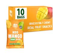 Soul Fruit - Dried Mango ? No Added Sugar ? 100% Dried Fruit Snack - High in Fibre - Low Calorie Snacks - Healthy Snacks for Adults & Kids - Lunchbox