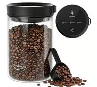 SOUL HAND Vacuum Coffee Canister Glass 1.6 L Upgrade