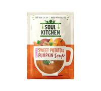 Soul Kitchen Soup | Healthy Packet Instant Soup | Vegan & Gluten-Free | 12 x 25g (Pack of 12, Curried Sweet Potato and Pumpkin)