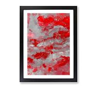 Soul Mate Abstract Framed Print | A2 Black Framed Wall Art | Ready to Hang | Abstract Fantasy Picture | Living Room Bedroom Lounge Office