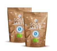 Soul Mate Yerba Mate Tea Despalada sin Humo 2x500g - Organic Loose Leaf Tea, Air-dried without Sticks