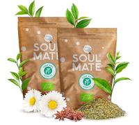 Soul Mate Yerba Mate Tea Siempre 2x500g - Organic Loose Leaf Tea with Aniseed, Chamomile & Fennel Herbal Blend