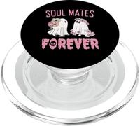 Soul Mates Forever Valentines Day Ghosts PopSockets PopGrip for MagSafe