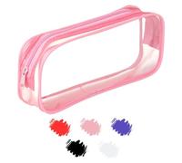 Soul Projekt Small Clear Pencil Case for Girls Back to School