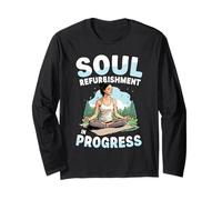 Soul Refurbishment in Progress Yoga Meditation Long Sleeve T-Shirt