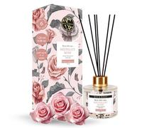 Soul & Scents 120Ml Midnight Rose Reed Diffuser Set| Free 6 Fiber Reed Sticks | Stress Relief & Aromatherapy | Long-Lasting, Smoke-Free Air Freshener for Home, Bedroom & Office | Ideal for Gifting