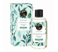 Soul & Scents Citronella Reed Diffuser Refill - 300ml | Free 12 Fiber Reed Sticks | Stress Relief & Aromatherapy | Long-Lasting Scented Air Freshener for Home, Bedroom, Bathroom & Office