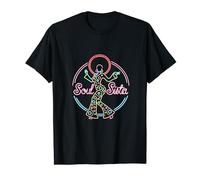Soul Sista 70s Soul Music Retro Disco Black Funk Afro Girl T-Shirt