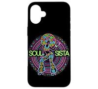 Soul Sista Afro 70s Soul Music Retro Disco Black Funk Lovers Case for iPhone 16 Plus