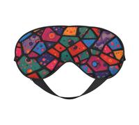 Soul Stamen Print Light Blocking Sleep Eye Mask | Cut Out Unwanted Light And Enjoy Calm Relaxing Downtime