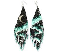 Soul Statement Boho, Handmade Seed Bead Earrings for Women, One size, Plastic Beads, No Gemstone