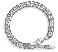 Soul Statement Cuban Link Chain Bracelet for Men - Stainless Steel, Personalized Meaningful Message Card with Bible Verse on back, For Anniversary, Birthday, Promise to My Husband, Son, Dad, Boyfriend