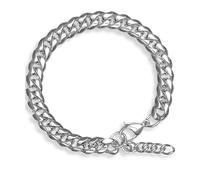 Soul Statement Cuban Link Chain Bracelet for Men - Stainless Steel, Personalized Meaningful Message Card with Bible Verse on back, For Anniversary, Birthday, Promise to My Husband, Son, Dad, Boyfriend