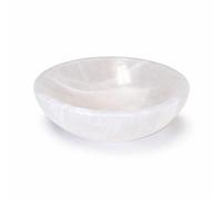 Soul Sticks Selenite Crystal Bowls for Smudging, Healing, Recharging Crystals | Pure Selenite Smudge Bowl & Crystal Charging Station Ethically Sourced in Morocco (5 Inch (Pack of 1)