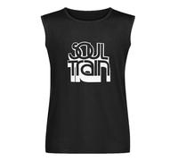 Soul Train Unisex Sleeveless T-Shirt Vests Top Black Mens Tank Tee S