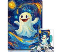 Soul Under The Night Sky 1000 Piece Jigsaw Puzzle for Adults And Teenagers,Help The Brain Exercise Addictive Toys to Cultivate Patience Suitable for Couples 50x75cm
