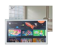 Soulaca 32 inches Smart Mirror TV, 4K UHD, IPX6 Waterproof, Goo-Gle Android OS, DVB-T/S/C Television for Bathroom, Voice Control with Wi-Fi & Bluetooth, 2025 The Latest Model