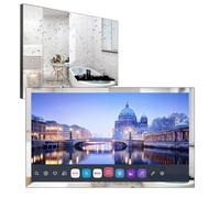 Soulaca 4K UHD Smart TV for Bathroom,Digital/Analog Tuners,Mirror Panel, Magic Remote,Waterproof, Built-in Alexa, Wi-Fi 2024 Model (32”, Mirror (webOS TV System))