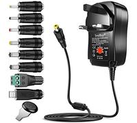 SoulBay Universal 30W 3V 4.5V 5V 6V 7.5V 9V 12V Power Supply Adapter 2A Max