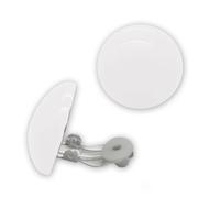 SoulCats® 1 pair plastic ear clips in the color white