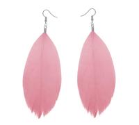 SoulCats® Glamorous feather earrings in many colors Hippie earrings spring Model: Model 3