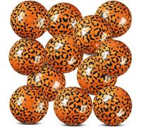 Soulchen 12 Pack Leopard Print Beach Balls 12 Inch Cheetah Print Inflatable Beach Balls for Summer Pool Swimming Party Favors Outdoor Activities Birthday Party Swimming Pool Decorations Supplies