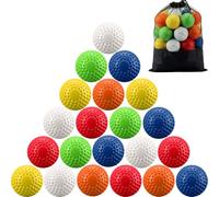 Soulchen 24 Pack Dimpled Baseballs 9 Inch Pitching Machine Baseball Softball Pitching Machine Balls Muticolor Dimpled Baseballs Sport Ball for Hand Eye Coordination, Hitting and Fielding Practice