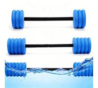Soulchen 3 Pcs Long Aquatic Exercise Dumbbells Swim Barbells 25'' 29'' 33'' Foam Water Weight Dumbbell Pool Barbells with High Density EVA Foam for Swim Water Aerobics Fitness Loss(Sapphire Blue)