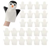 Soulchen 36 Pcs DIY Cotton Hand Puppet Kit 8 x 9.8 Inch Making Your Own Puppets Blank Fabric for DIY Crafting Storytelling Family Activities Art Party Supplies Creative Play Holiday Subject Gifts