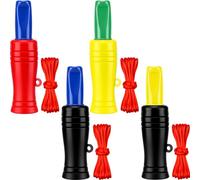 Soulchen 4 Pcs Duck Calls for Hunting Colored Mallard Realistic Sounding Duck Call Decoys Whistle Game Outdoor Loud Sound Call Hunting